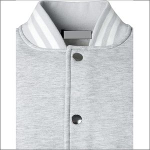 Veste personnalisée de haute qualité, décontractée en plein air, sport, esprit d'équipe, polyester léger, brodée, veste de baseball pour hommes - Product Image 4