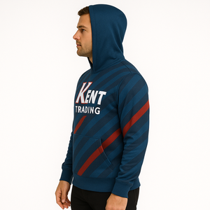 Sudadera con capucha de poliéster 100% totalmente sublimada personalizada, ropa de calle transpirable y duradera, ropa deportiva para equipos promocionales, OEM - Product Image 5