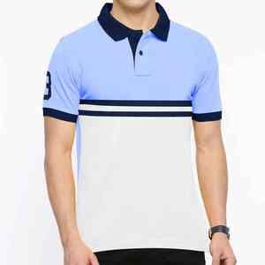 เสื้อถักโพลีเอสเตอร์สำหรับผู้ชายเสื้อระบายอากาศได้น้ำหนักเบามีความยืดหยุ่นพอดีกับกีฬา - Product Image 1