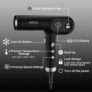 Secador de Pelo BLDC de Alta Velocidad 110000 RPM, Secador Iónico de 1800W, Secado Rápido, Ligero, con Pantalla LCD - Product Image 2