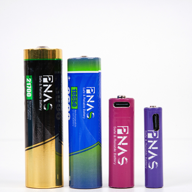 USB-C 18650 Rechargeable Li Ion Battery 3.7V 18650 Type-C Charging Tactical Flashlight Cylindrical Lithium Ion Batteries