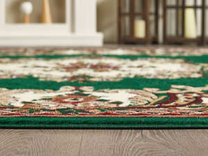 Tapis turc de luxe fabriqué à la machine, en PP BCF, vert M. Premium, pour salon, provenant d'un fabricant de Gaziantep. - Product Image 4