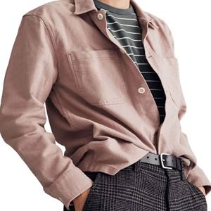 Nueva chaqueta de franela Vintage de alta calidad para hombre, chaqueta de Camisa de franela Sherpa con forro pesado a cuadros de gran tamaño para hombre - Product Image 3