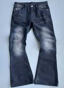 กางเกงหนังสีดำสำหรับผู้ชายใส่ได้ทั้งชายและหญิงออกแบบโลโก้ได้ตามต้องการสำหรับใช้ทุกวัน - Product Image 2