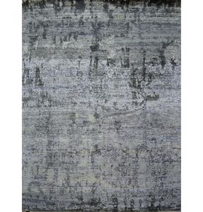 Tapis en soie touffeté à la main Tapis indien de taille personnalisée Ensemble fait à la main - Product Image 4