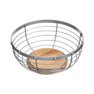 Nouveauté Corbeille à fruits en métal enduit de poudre noire Centres de table pour le dîner Corbeille à fruits pour prix de gros - Product Image 2