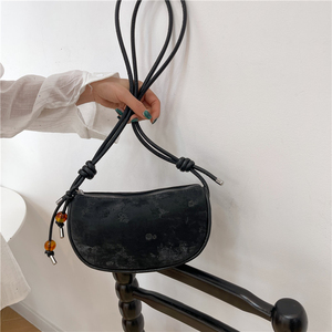 2024 Ladies' Fashionable Candy Color Crossbody Leather <b>Handbag</b> Zip Two Shoulder Satchel Clutch Purse Rope Belt for Winter - Product Image 5