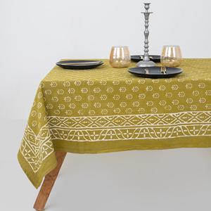 Nappe élégante en coton imprimé floral Dabu, lavable, pour la décoration de la maison, très vendue - Product Image 1