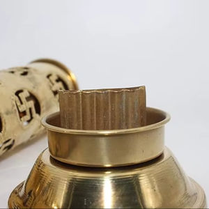 Dharmsaar Golden Brass <b>Incense</b> <b>Stick</b> Stand <b>Holder</b> Elegant Agarbatti <b>Holder</b> - Product Image 2