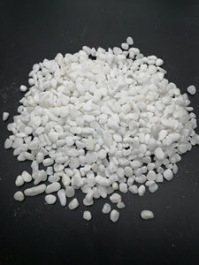 CREAM WHITE TUMBLED PEBBLE <b>STONES</b> FROM VIETNAM NATURAL & POLISHED FOR LUXURY VILLA DESIGN - Product Image 5