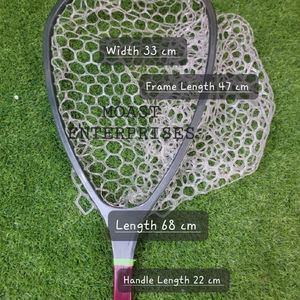 ตาข่ายจับปลาน้ำหนักเบาแบบปรับแต่งได้ทำจากสเตนเลสสตีลพร้อมตาข่ายเนลอนและตะขอแขวนแบบยืดหยุ่น - Product Image 1