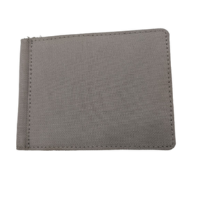 กระเป๋าสตางค์เดินทางโพลีเอสเตอร์แบบพับได้แบบบางมีสไตล์ลูกอมโบฮีเมียนสีเทาปรับแต่งโลโก้ได้หลายใบโซ่สั้น - Product Image 1