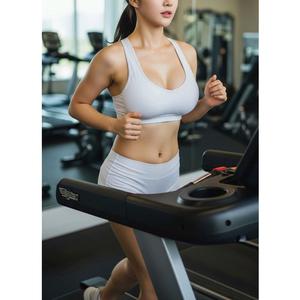 Camisole décontractée pour femmes broderie lisse conception respectueuse de la peau motif solide mince sans fil soutien trous respirants 100% coton - Product Image 4