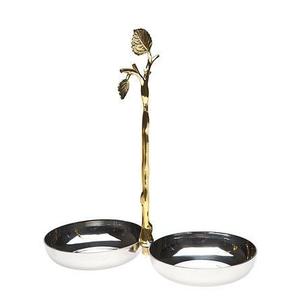 Bandeja de servicio de acero inoxidable de diseño moderno - Product Image 2