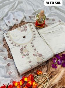 Vestido Anarkali de verano para mujer al mejor precio hecho a mano de talla larga Kurti con pantalón y Dupatta diseño único Salwar - Product Image 5