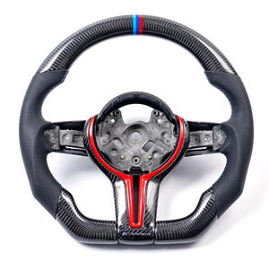 Volant <span class=keywords><strong>sport</strong></span> en fibre de carbone OEM pour l'intérieur des voitures BMW M3 M4 M5 E46 E90 E70 E71 F30 F10 F35 F22 F18 F07 F01 - Product Image 2