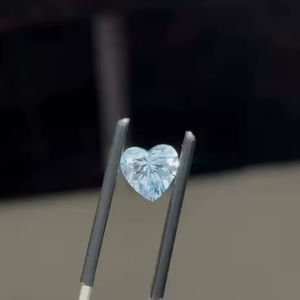 Diamante Cultivado en Laboratorio, Forma de Corazón, 1.42 Quilates, Color Azul Intenso, Claridad VVS1, Certificado CVD IGI, Diamante Suelto para Joyería de Lujo, Anillo - Product Image 2