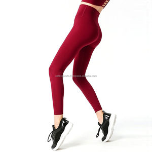 ชุดโยคะสำหรับผู้หญิงเซต2ชิ้นผ้าสแปนเด็กซ์/ ไนลอนยืดได้สี่ทางแห้งเร็วสำหรับเล่นฟิตเนสยิมเล่นกีฬาวิ่ง - Product Image 2