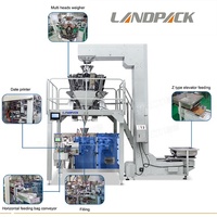 Machine d'emballage numérique automatique pour viande séchée de bœuf, arachides enrobées de farine, et produits chimiques, avec étiquetage et emballage en Doypack à fermeture éclair