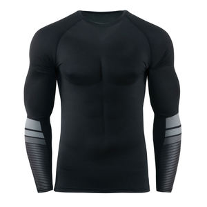 Meilleure Qualité Hommes Compression Manches Longues Rash Guard Conception Personnalisée Nouvelle Arrivée Respirant pour la Vente en Ligne - Product Image 6