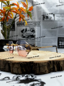 Lunettes de soleil sans monture en argent 925 avec diamants en moissanite, style glacé, monture de luxe, lunettes de créateur tendance - Product Image 3