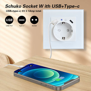<span class=keywords><strong>Prise</strong></span> <span class=keywords><strong>murale</strong></span> intelligente Tuya Smart EU WiFi avec ports <span class=keywords><strong>USB</strong></span> et Type-C et fonction de mesure, vente directe usine PST-TY201-C - Product Image 3
