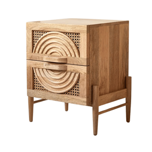 Nueva llegada más vendidos de madera de ratán mesita de noche cajón Handwicker muebles para el hogar y decoración al por mayor de Vietnam - Product Image 1