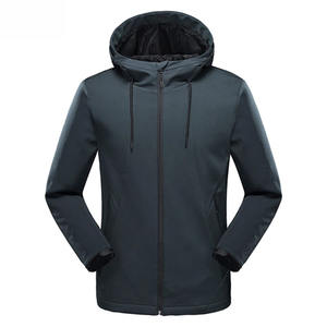 Veste polaire d'extérieur à coquille souple automne hiver hommes femmes coupe-vent imperméable chaud à capuche Couple veste - Product Image 4