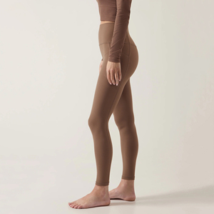 Leggings pour femmes en spandex/polyester les plus vendus, de haute qualité, taille adulte, taille mi-haute, uni, extensible dans les quatre sens, parfait pour le sport - Product Image 2