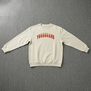 Sweat-shirt à capuche pour homme automne/hiver 2025, broderie personnalisée, imprimé, 100% coton, coupe ample, poids lourd 500GSM, décontracté - Product Image 4