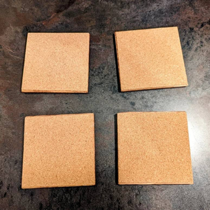 Posavasos Cuadrados de Madera de Nogal Hechos a Mano de Diseño Moderno, Posavasos para Té y Café a Precio de Mayoreo - Product Image 6