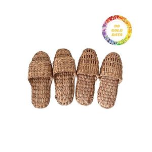 Trendy Handmade Water Hyacinth <b>Slipper</b> Vietnam Craft Eco Design Comfortable Home Footwear Great Choice For Summer - Product Image 5