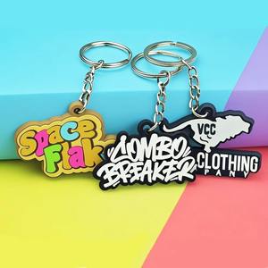 Porte-clés en caoutchouc PVC 2025 tendance avec style de dessin animé Kawaii sur mesure pour les cadeaux et les événements - Product Image 4