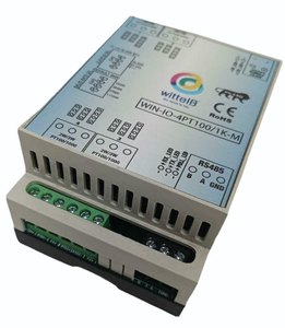 WIN-IO-4RTD | Module d'entrée RTD 4 ports PT100 / PT1000 | Modbus RTU RS485 | Résolution 16 bits - Product Image 1