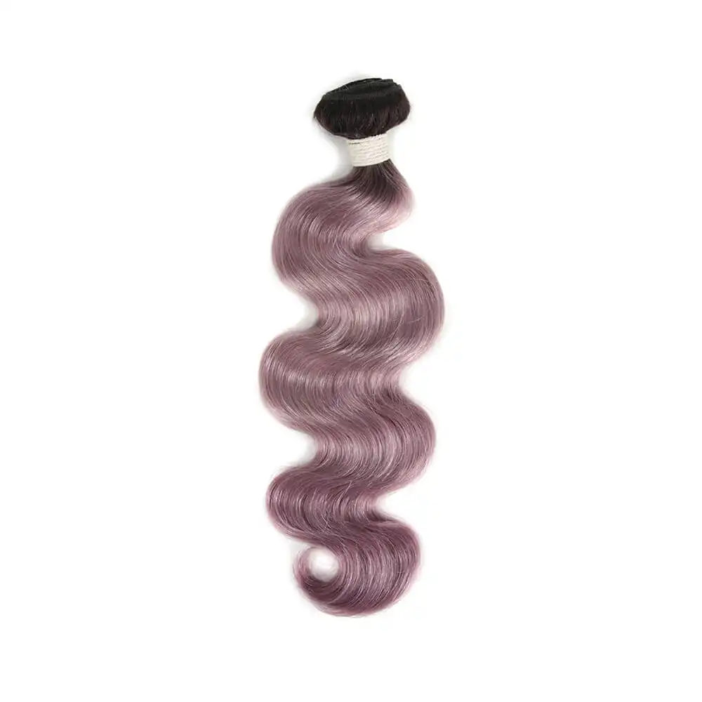 Ombre Purple Body Wave Virgin Hair Bundles Unprocessed Vietnamese No Tangling No Shedding Human Hair Weave Extensions