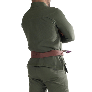 Compre Conjuntos de Uniformes de Karate Personalizados, Transpirables, Elásticos, de Secado Rápido, Ligeros, de Alta Calidad, Unisex, para Adultos, Ropa de Artes Marciales 100% - Product Image 1