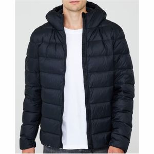 Chaquetas de hombre de alta calidad al por mayor impermeable de talla grande chaquetas de plumón de pato con capucha Puffer y abrigos cálidos - Product Image 1