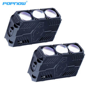 Phares LED à haute puissance 220W 45000LM CSP3570 Evil Eye, feux de calandre pour Ford F150 Truck 4x4 Offroad, film bleu - Product Image 2