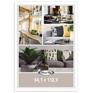 กรอบรูปสีขาว DIN A0 ขนาด 84.1 x 118.9 ซม. ผลิตจาก MDF คุณภาพสูง - Product Image 2
