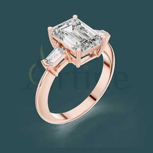 Anillo de declaración de resina de neón de 18 quilates Anillo de cristal ajustable - Product Image 1