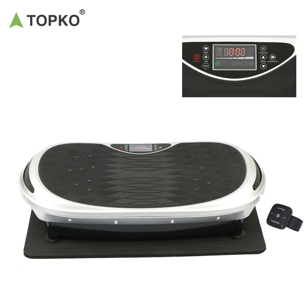 Topko Trillen Plaat Oefening Machine Crazy Fitness Machine Trillingen Platform Machines Fitness Massager Met Afstandsbediening