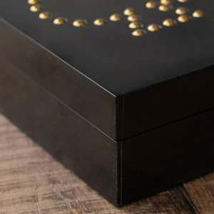 Jeu de cartes et de dés de style américain, dominos, jeu d'enfants pour pique-nique et intérieur, boîte standard noire, emballage personnalisé - Product Image 4