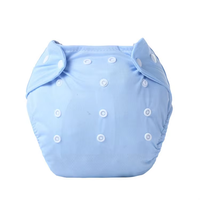 Couche-culotte bébé imperméable en tissu, réglable et lavable