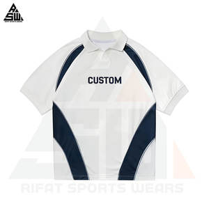 Custom Unisex Football Jersey 100% Polyester Printed Crew Neck Short Sleeve Quick Dry Breathable Anti-Bacterial Lightweight - Product Image 4