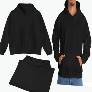 Sudaderas con Capucha Personalizadas de Algodón 100% de Alto Gramaje, Bordadas y con Diseño de Patchwork, Unisex, Gruesas, Cómodas, Elegantes y de Corte Holgado - Product Image 5