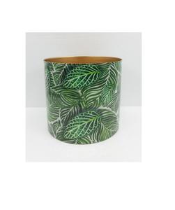 Vase à fleurs en métal de conception classique et émail de décalcomanie de jardinière fini pour la maison et le pot de fleur décoratif extérieur fait à la main personnalisé - Product Image 5