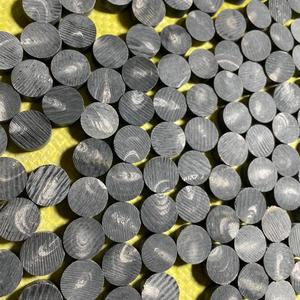 Corne de buffle naturelle noire boutons pression personnalisés forme ronde Style classique sans trou COURONNE ALIMENTS INDE - Product Image 1