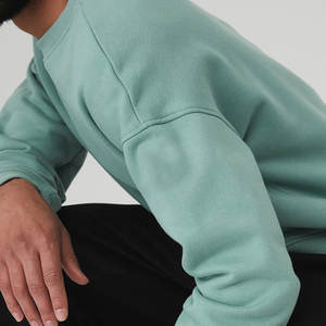 Sudadera de cuello redondo para hombre y mujer, camisa de cuello redondo con estampado de olyester, 80% - Product Image 4