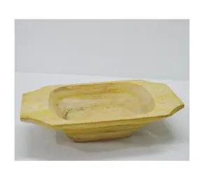 木制新设计上菜碗相思/芒果木独特设计皇家豪华碗餐具服务器器皿