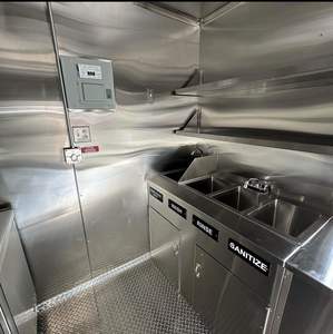 Camion de cuisine mobile commercial d'origine, remorque de restauration rapide, chariot de rue pour hot-dogs, concession, fourgon mobile à vendre aux États-Unis et en Europe - Product Image 6
